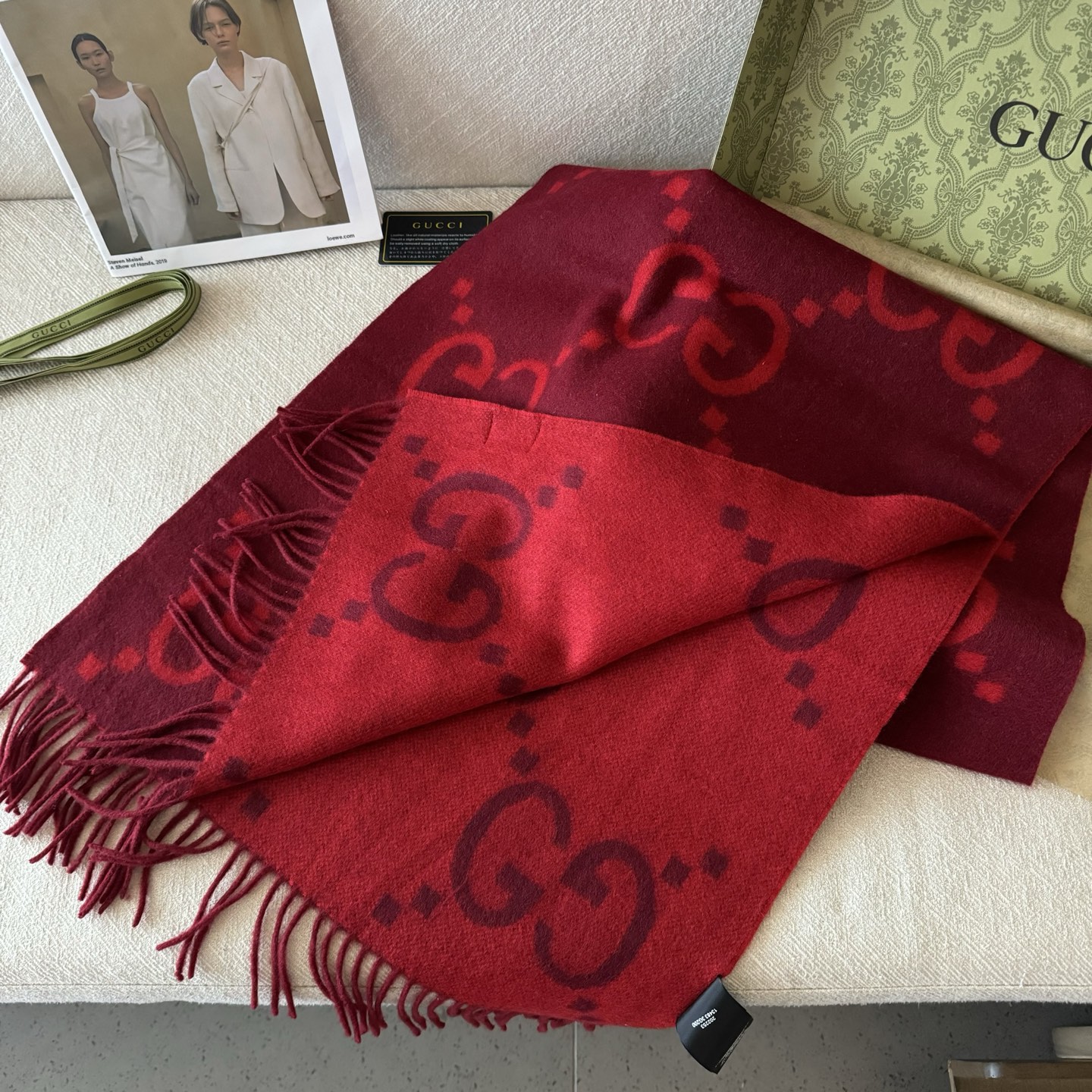 颜色到齐🆕Gucci最新款 👍稀有品质😵😵太好看了❤️Gucci最新ZG同步款‼️图案真的超级好看啊~就