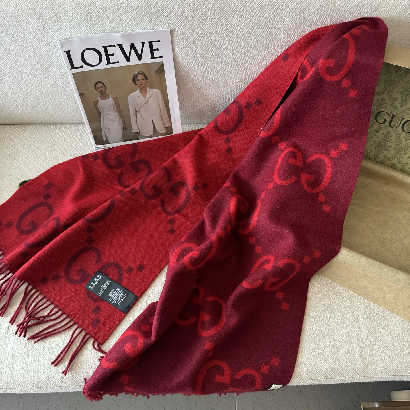 颜色到齐🆕Gucci最新款 👍稀有品质😵😵太好看了❤️Gucci最新ZG同步款‼️图案真的超级好看啊~就