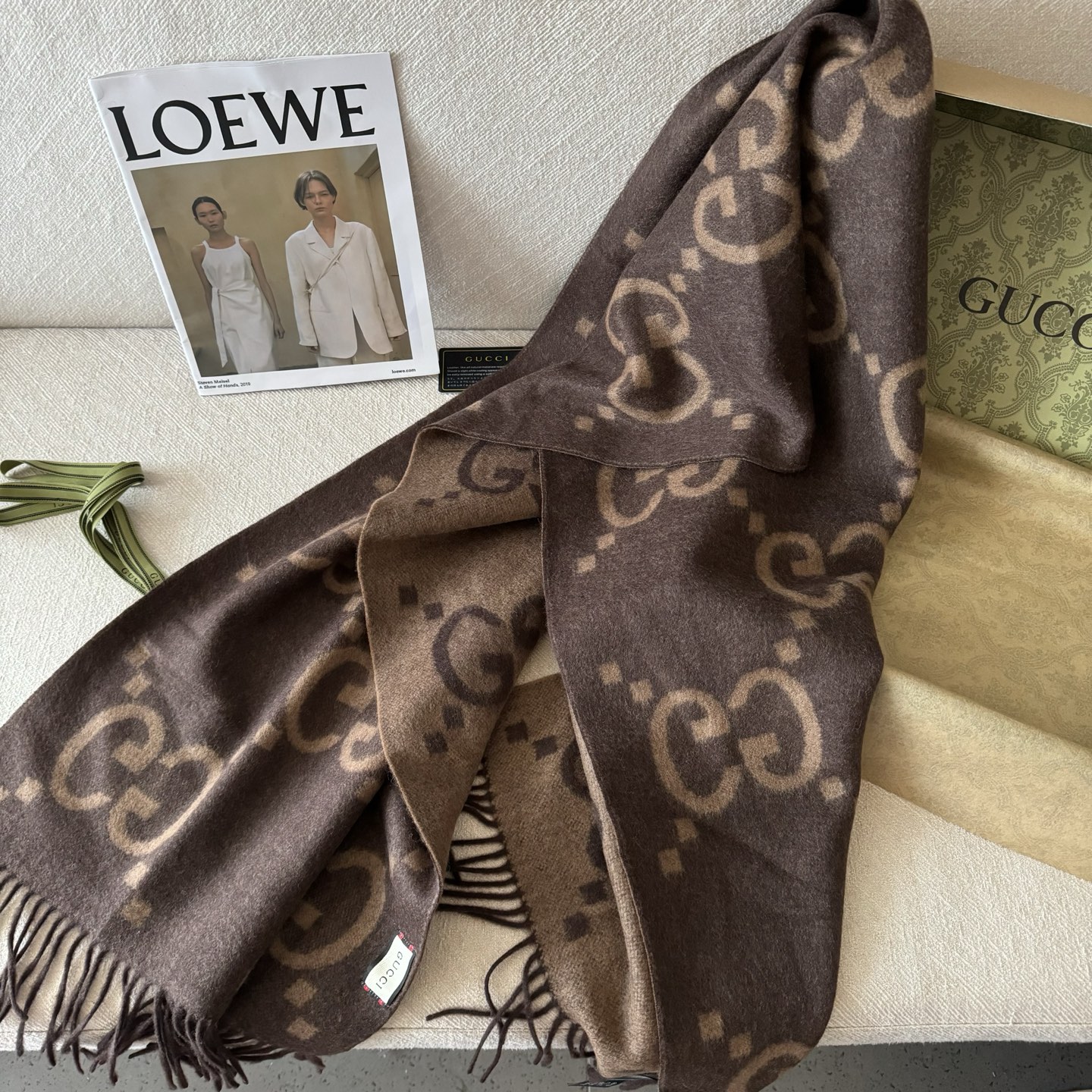 颜色到齐🆕Gucci最新款 👍稀有品质😵😵太好看了❤️Gucci最新ZG同步款‼️图案真的超级好看啊~就