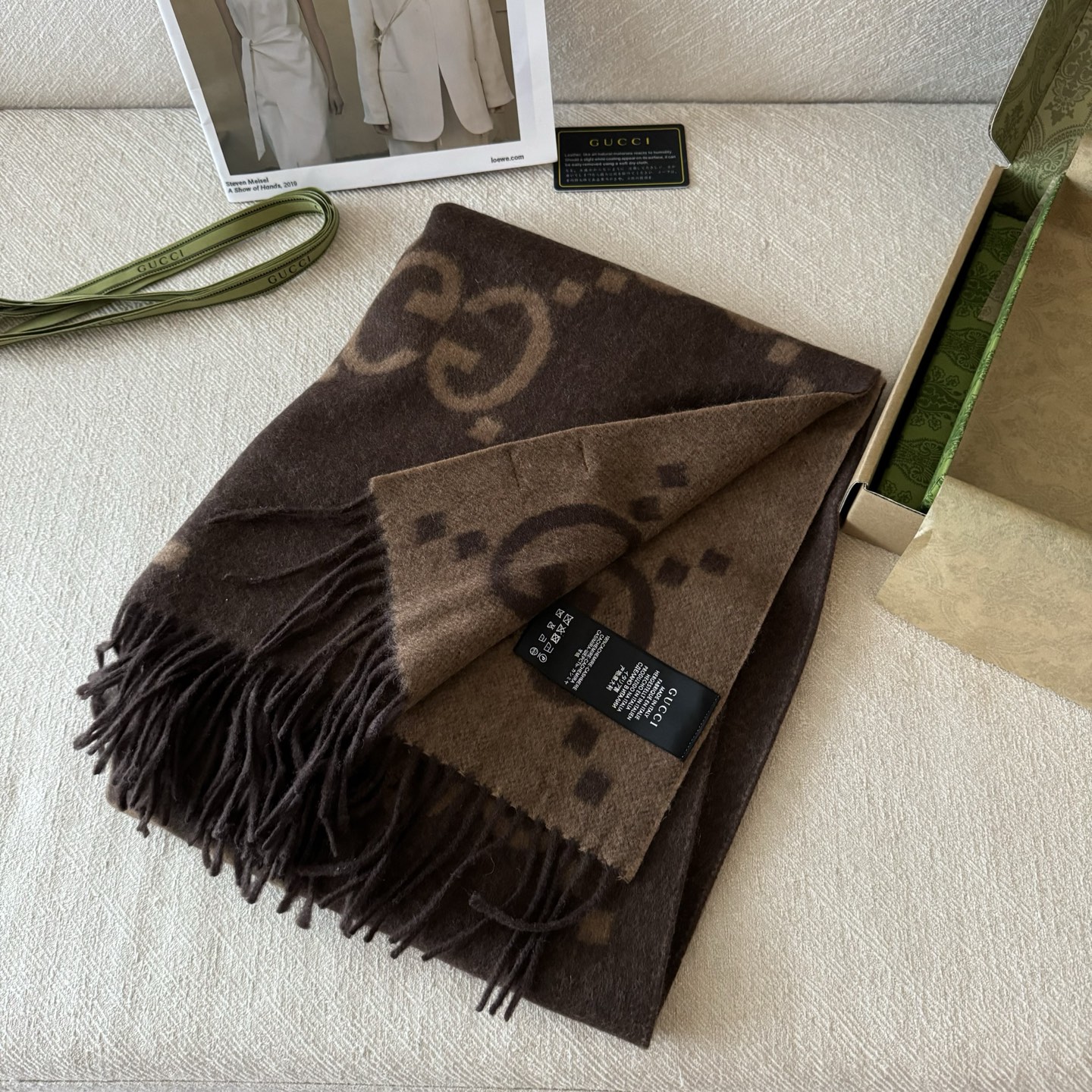 颜色到齐🆕Gucci最新款 👍稀有品质😵😵太好看了❤️Gucci最新ZG同步款‼️图案真的超级好看啊~就