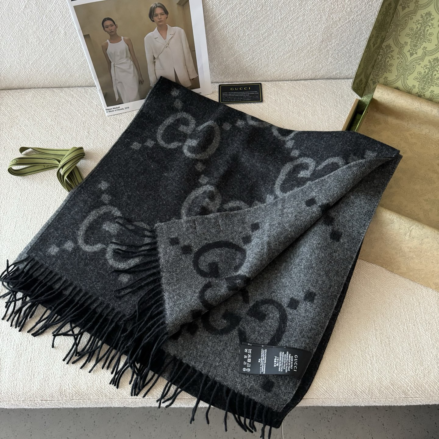 颜色到齐🆕Gucci最新款 👍稀有品质😵😵太好看了❤️Gucci最新ZG同步款‼️图案真的超级好看啊~就