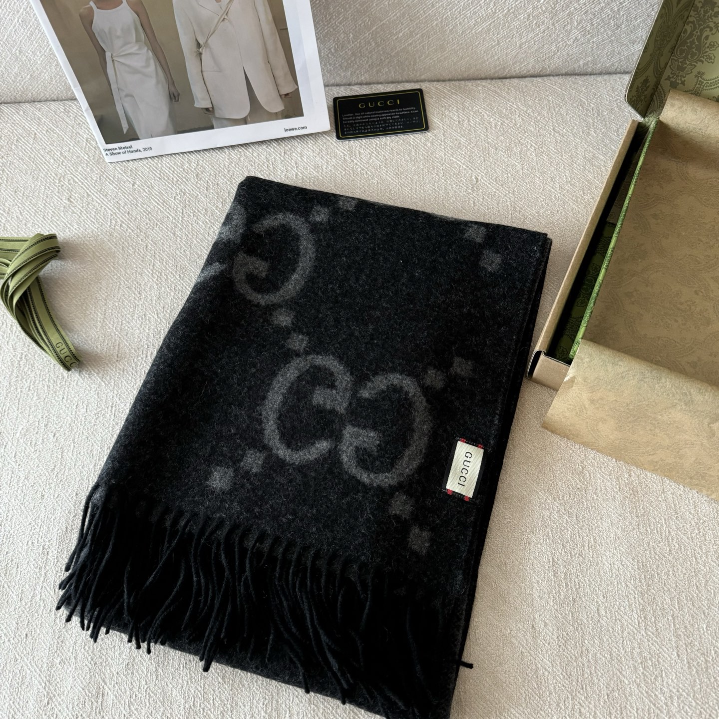 颜色到齐🆕Gucci最新款 👍稀有品质😵😵太好看了❤️Gucci最新ZG同步款‼️图案真的超级好看啊~就