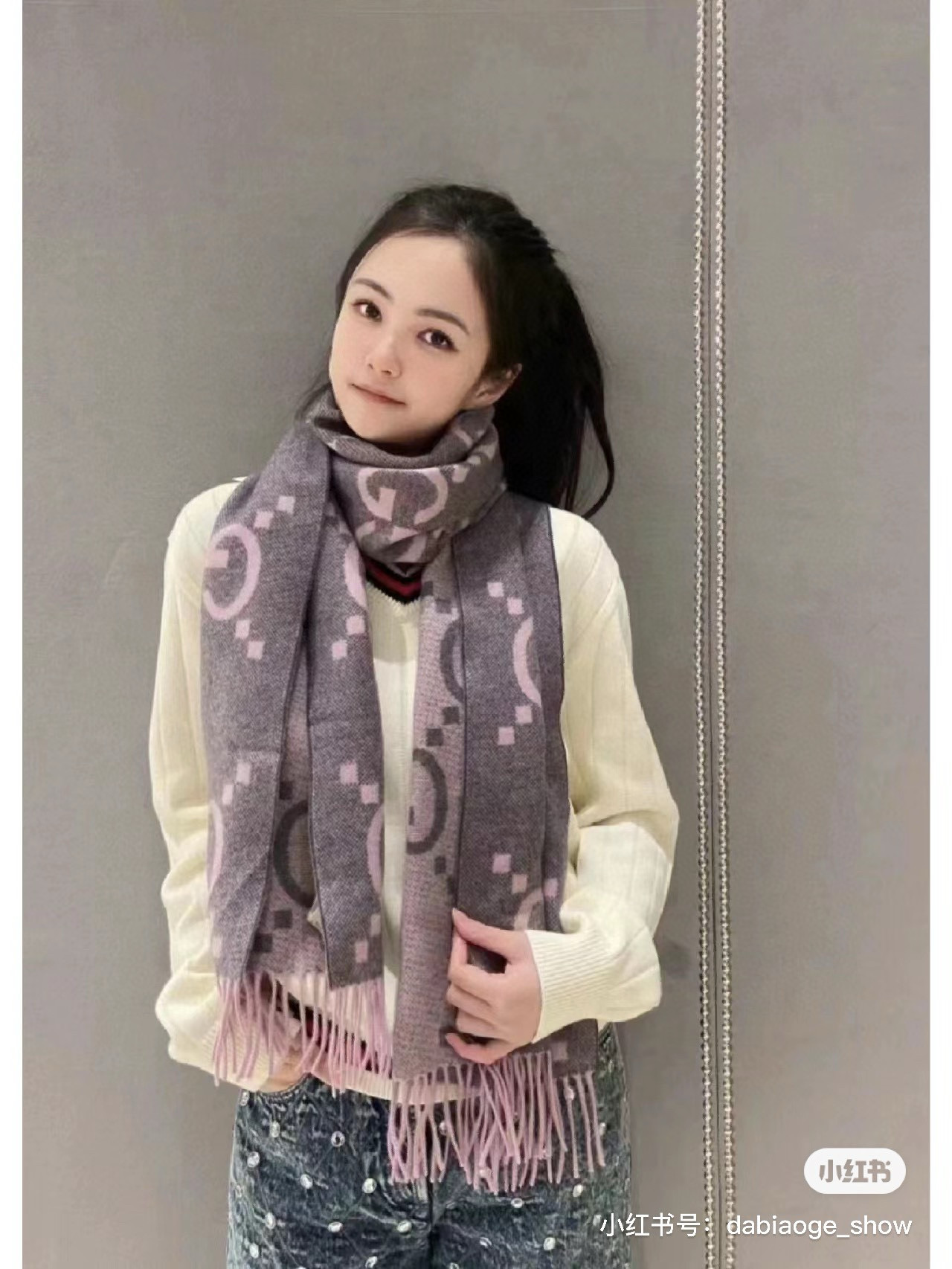 颜色到齐🆕Gucci最新款 👍稀有品质😵😵太好看了❤️Gucci最新ZG同步款‼️图案真的超级好看啊~就