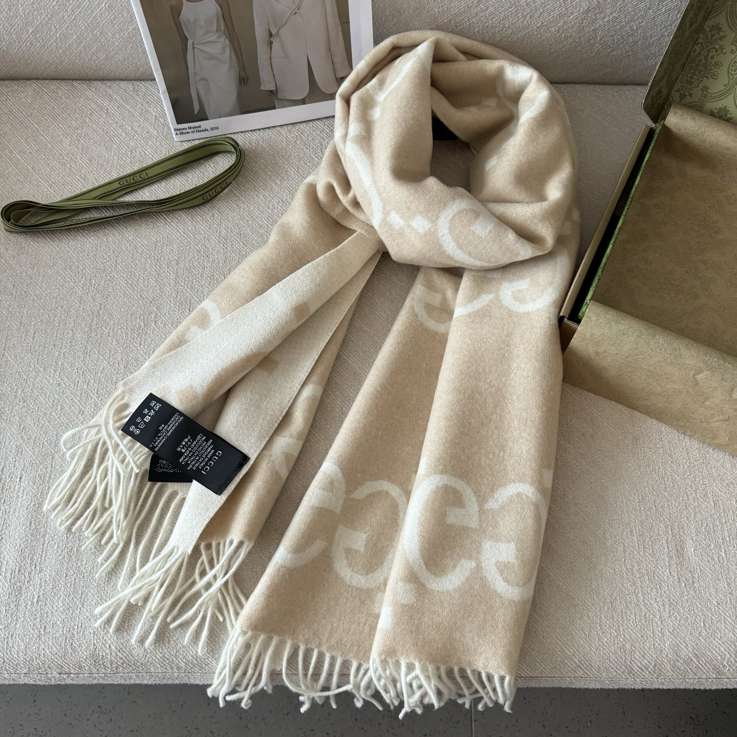 颜色到齐🆕Gucci最新款 👍稀有品质😵😵太好看了❤️Gucci最新ZG同步款‼️图案真的超级好看啊~就