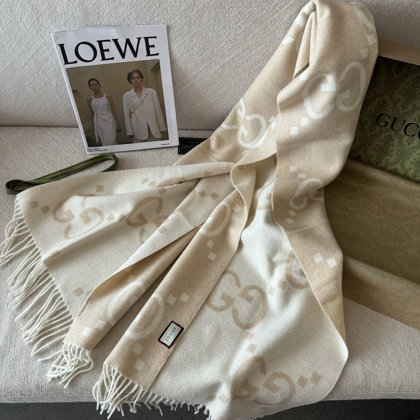 颜色到齐🆕Gucci最新款 👍稀有品质😵😵太好看了❤️Gucci最新ZG同步款‼️图案真的超级好看啊~就