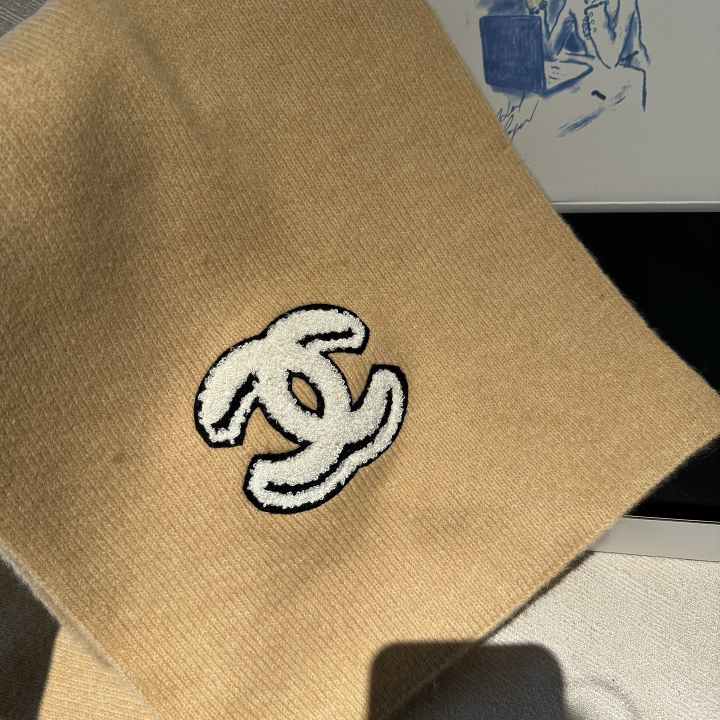 👑👑Chanel25秋冬新款针织围巾羊绒针织长巾‼️美翻了[流泪]御用殿堂级极品‼️新款在售 进口纯羊绒