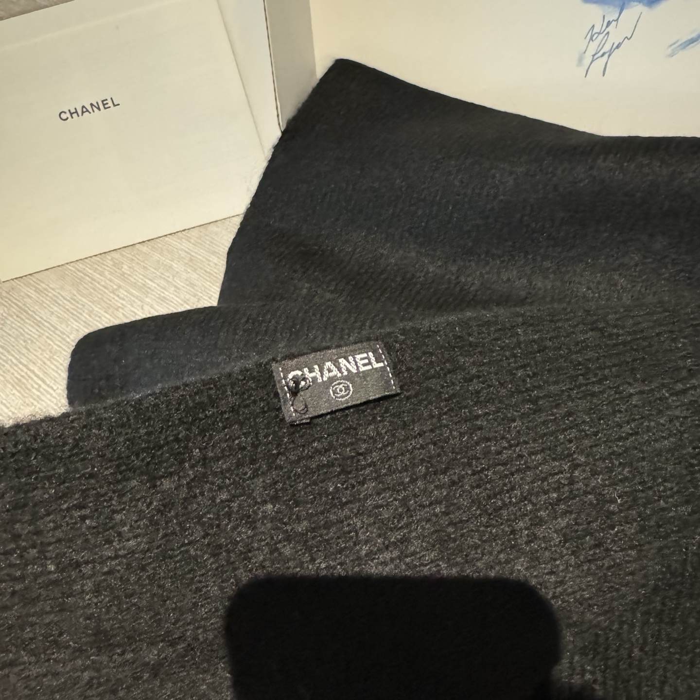 👑👑Chanel25秋冬新款针织围巾羊绒针织长巾‼️美翻了[流泪]御用殿堂级极品‼️新款在售 进口纯羊绒