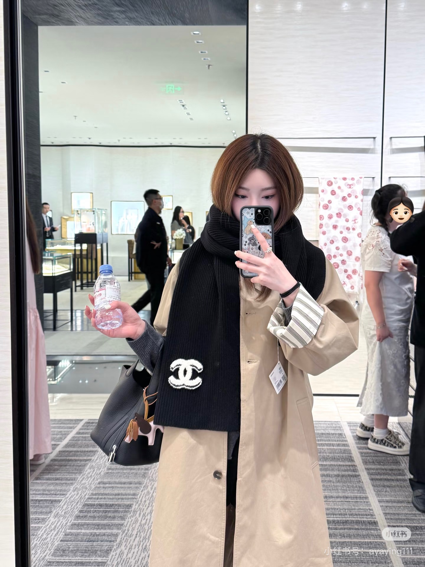 👑👑Chanel25秋冬新款针织围巾羊绒针织长巾‼️美翻了[流泪]御用殿堂级极品‼️新款在售 进口纯羊绒