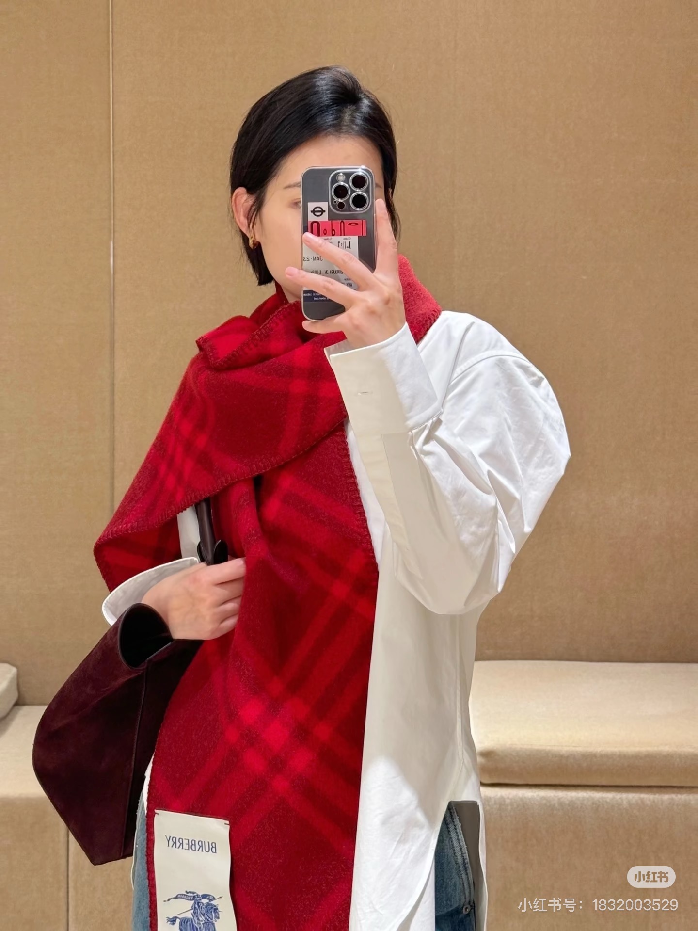 （全智贤同款）Burberry可遇不可求的王炸级单品，绝对是独家级别，工艺与材料完全与正品无区别，粗犷耐