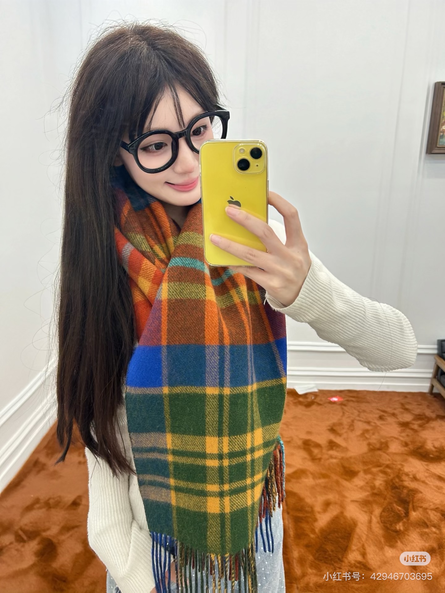 到货‼️ 𝐕𝐢𝐯𝐢𝐞𝐧𝐧𝐞 𝐖𝐞𝐬𝐭𝐰𝐨𝐨𝐝🪐✨经典格子土星🪐格子斗篷披肩 vivienne westw