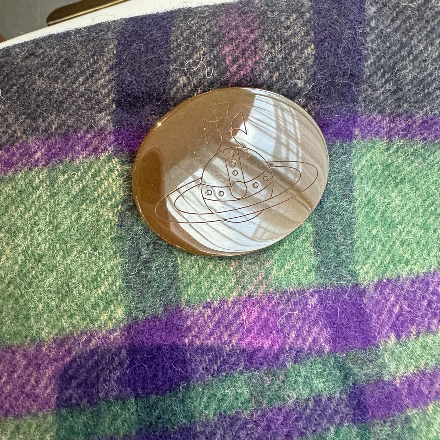 到货‼️ 𝐕𝐢𝐯𝐢𝐞𝐧𝐧𝐞 𝐖𝐞𝐬𝐭𝐰𝐨𝐨𝐝🪐✨经典格子土星🪐格子斗篷披肩 vivienne westw