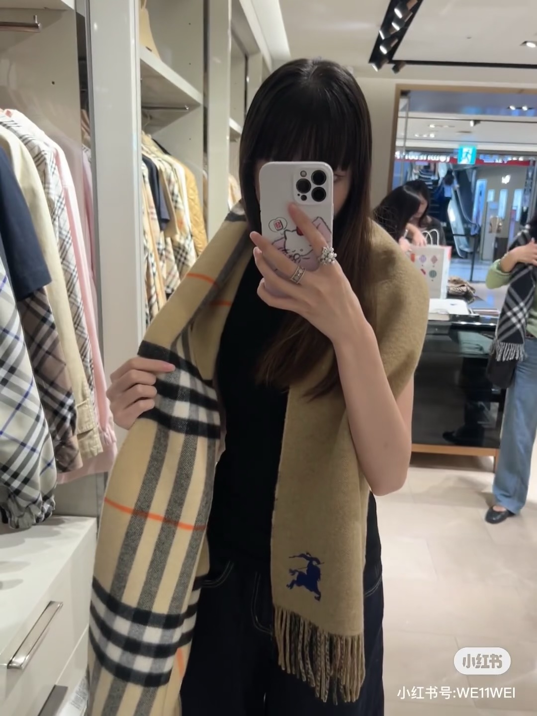 💨顶级高端货现货发行⚠️🎀💟巴宝莉专柜超爆万年款✨【经典长巾】羊绒围巾✨品质手感好到不行‼️100%顶级