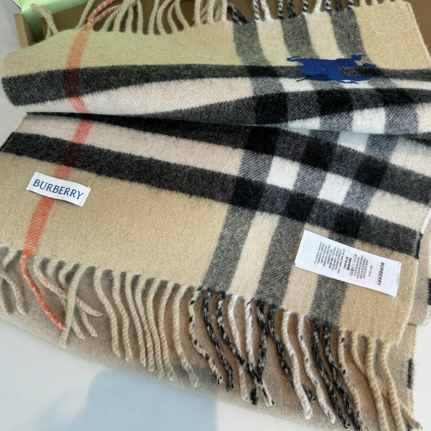 💨顶级高端货现货发行⚠️🎀💟巴宝莉专柜超爆万年款✨【经典长巾】羊绒围巾✨品质手感好到不行‼️100%顶级