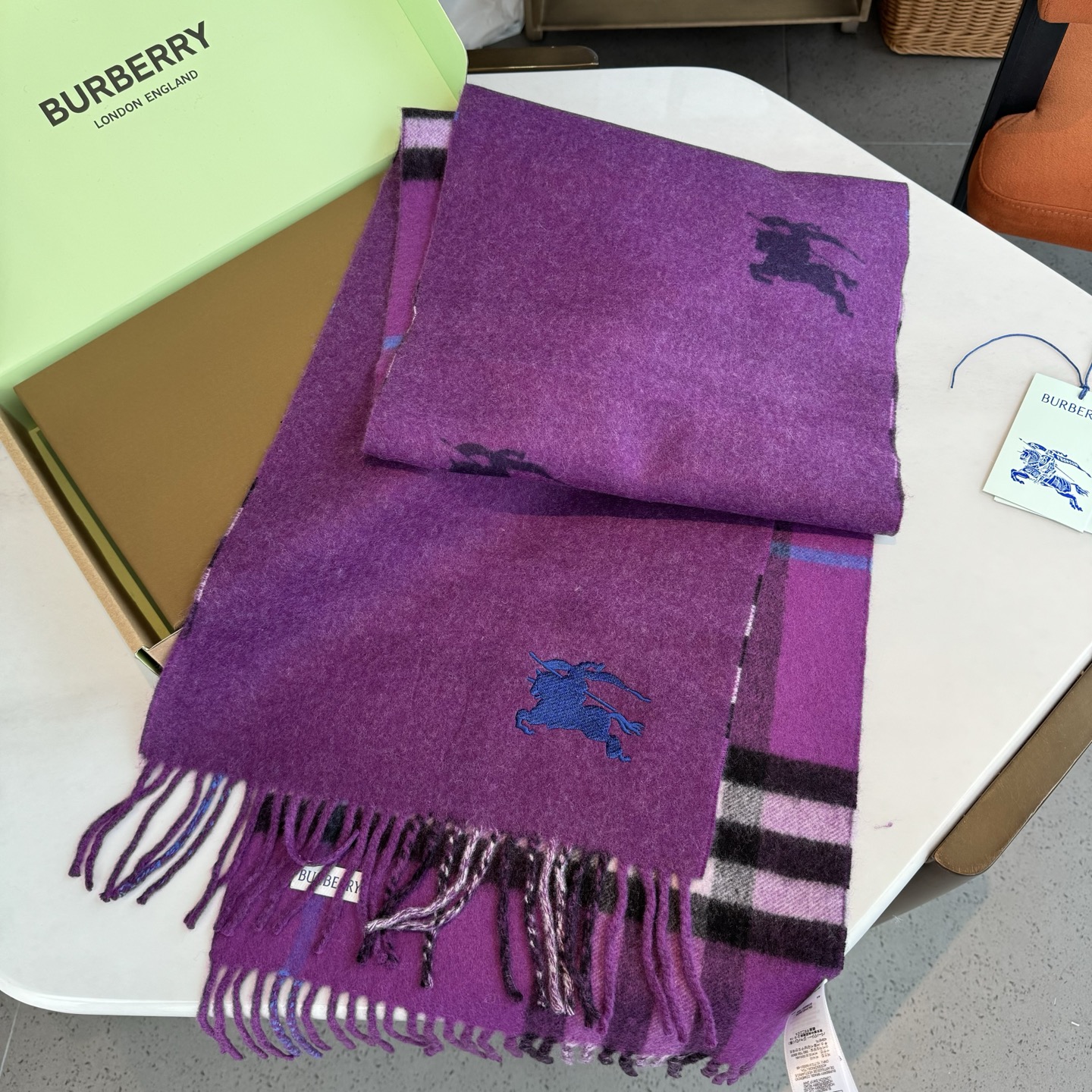 💨顶级高端货现货发行⚠️🎀💟巴宝莉专柜超爆万年款✨【经典长巾】羊绒围巾✨品质手感好到不行‼️100%顶级