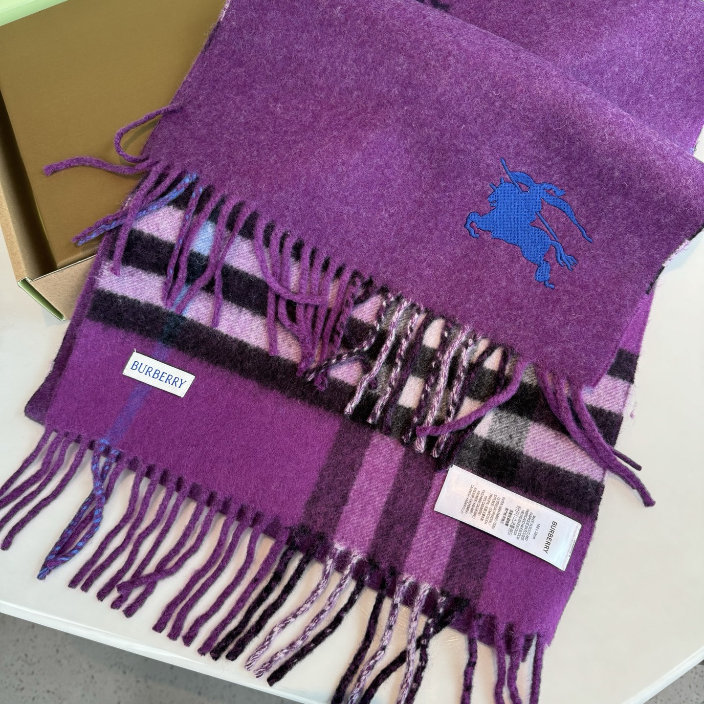 💨顶级高端货现货发行⚠️🎀💟巴宝莉专柜超爆万年款✨【经典长巾】羊绒围巾✨品质手感好到不行‼️100%顶级