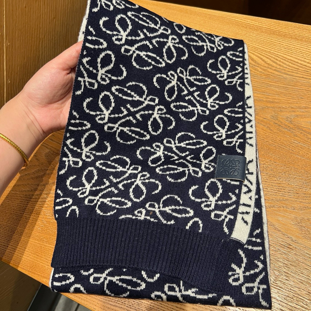 LOEWE原单❗️重磅推荐‼️2025新款针织围巾 男女同款❗️✨✨低调的奢侈感❗️极品柔美精英高手级别