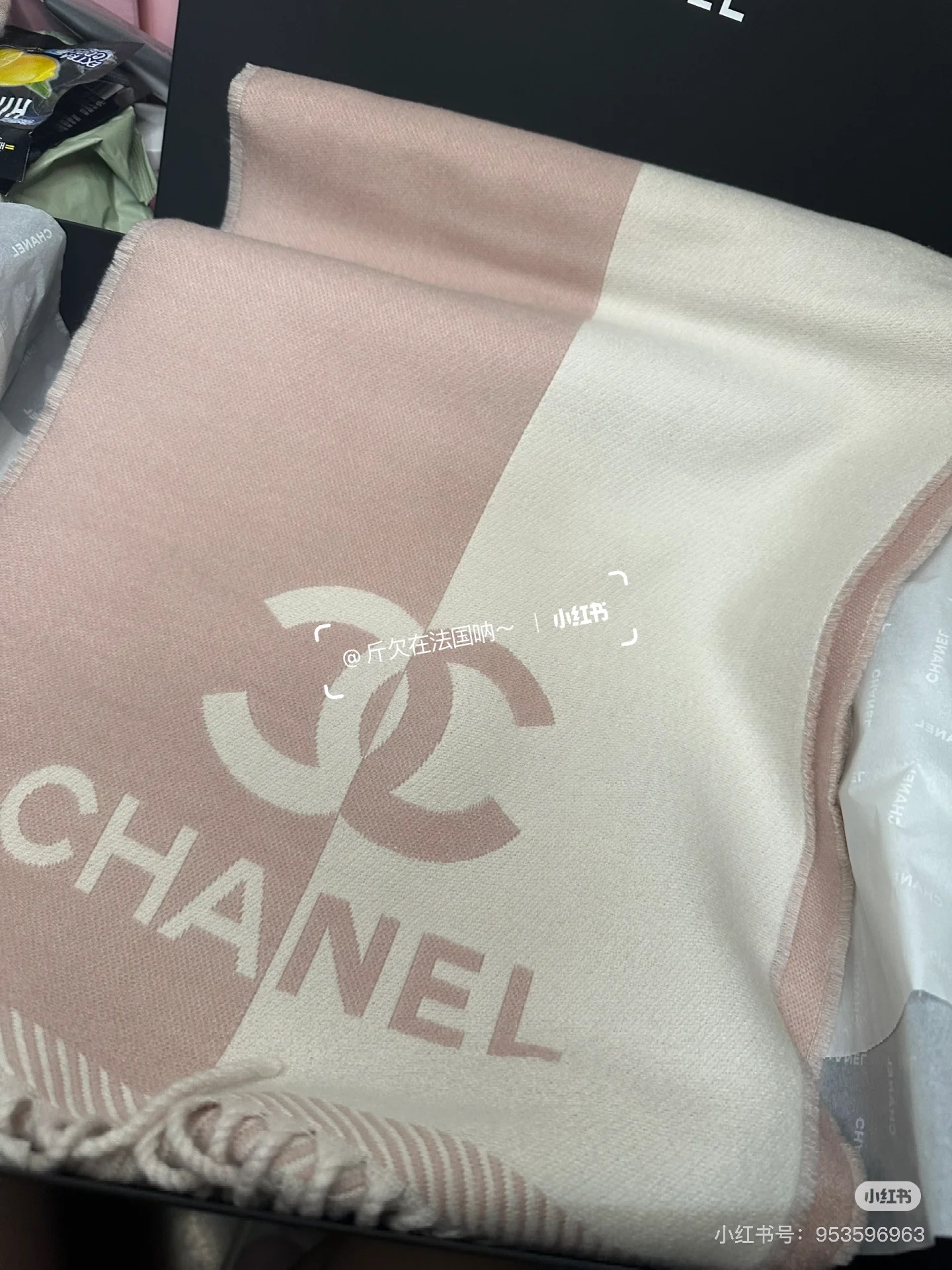 🆕CHANEL香奈儿24B三色齐，2024新款羊毛围巾🧣原版工艺专柜购入打版，1:1复刻，商标吊牌齐全‼