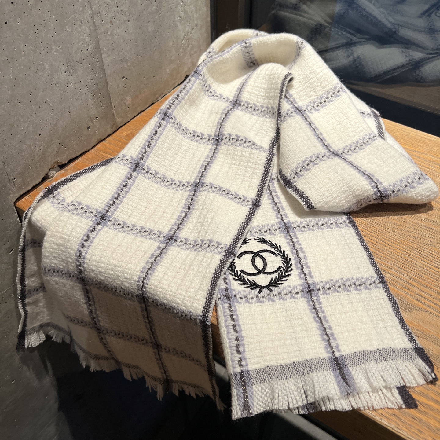 CHANEL羊绒长巾👏💙顶级原单正品旷世绝美【小香羊绒围巾，顶级高端货👼【绝对值得珍藏👍】👏香奈儿绝美百
