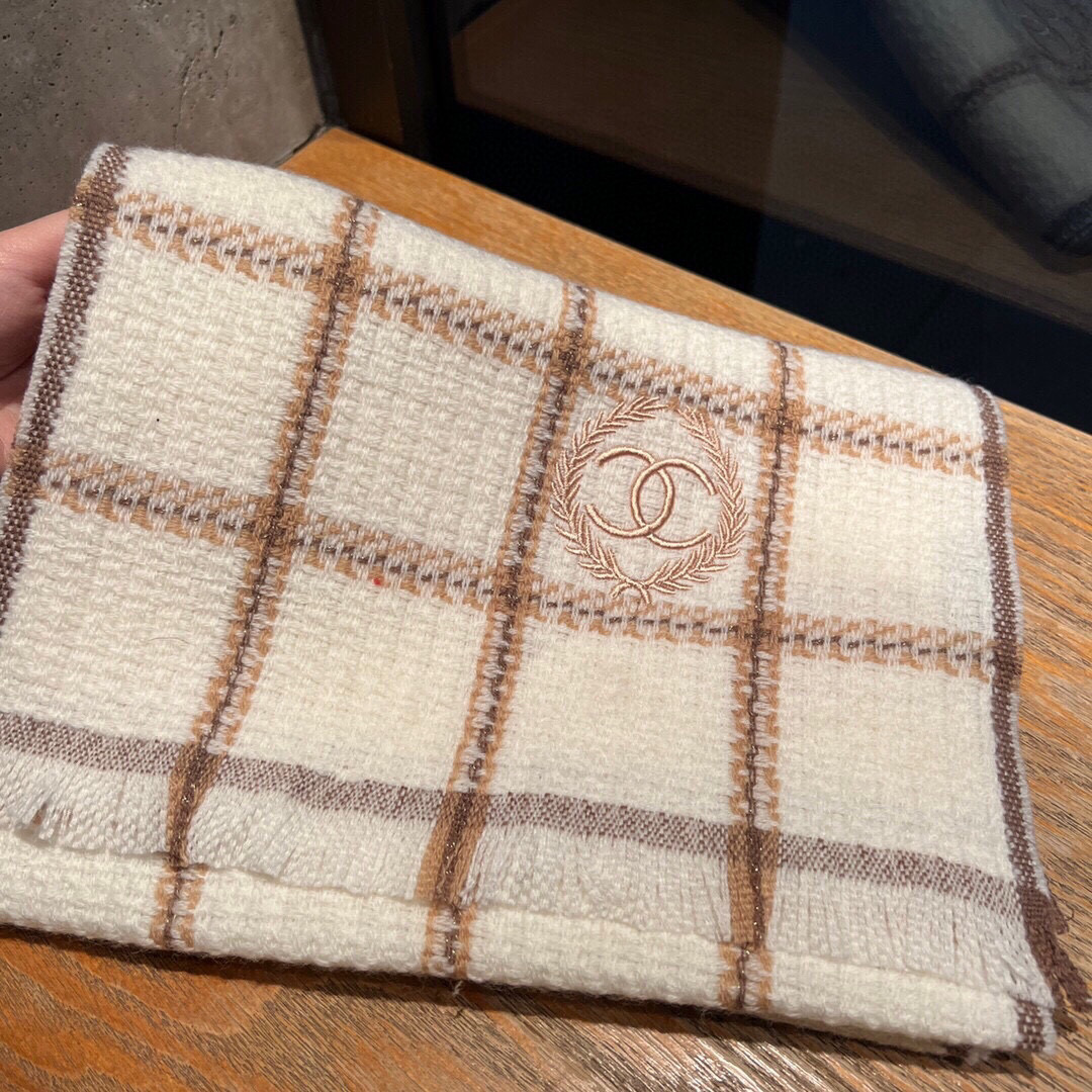 CHANEL羊绒长巾👏💙顶级原单正品旷世绝美【小香羊绒围巾，顶级高端货👼【绝对值得珍藏👍】👏香奈儿绝美百