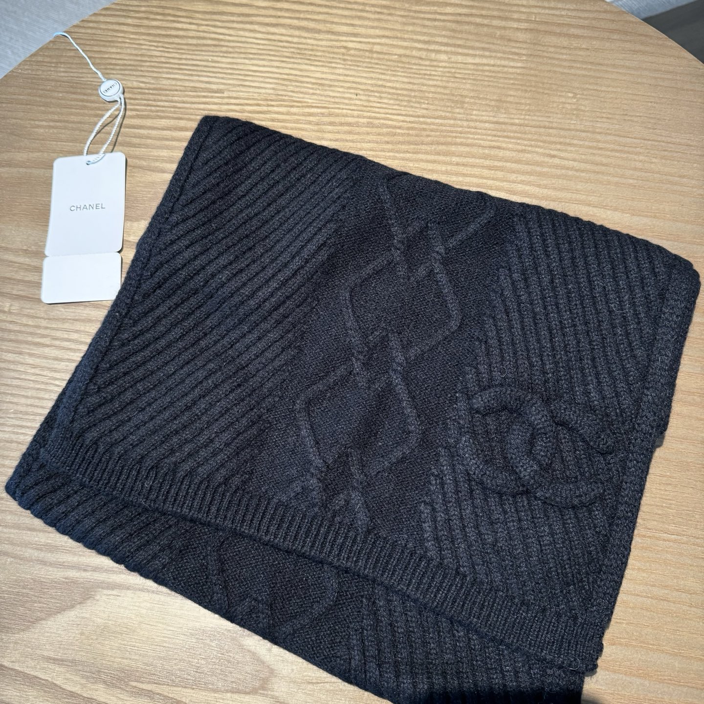 💰💰👑👑Chanel25秋冬新款麻花菱形格🔥针织围巾羊绒针织长巾‼️美翻了[流泪]御用殿堂级极品‼️新款