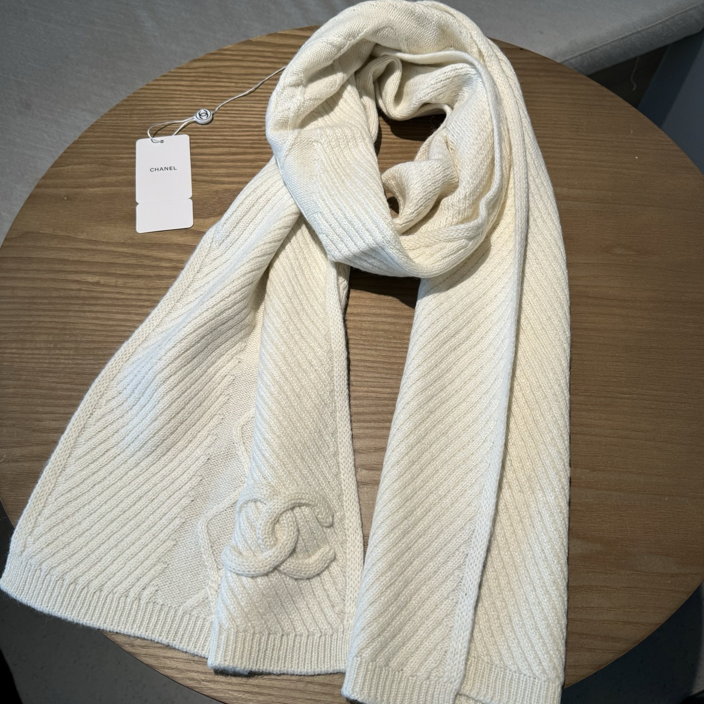 💰💰👑👑Chanel25秋冬新款麻花菱形格🔥针织围巾羊绒针织长巾‼️美翻了[流泪]御用殿堂级极品‼️新款