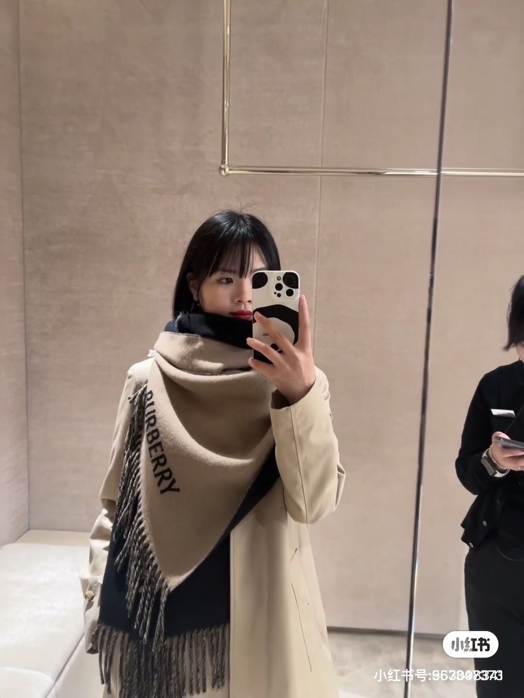 🆕Burberry · 巴宝莉新款双面羊绒围巾‼️今年的B家真的是高端Level，重磅极品‼️妥妥的家属