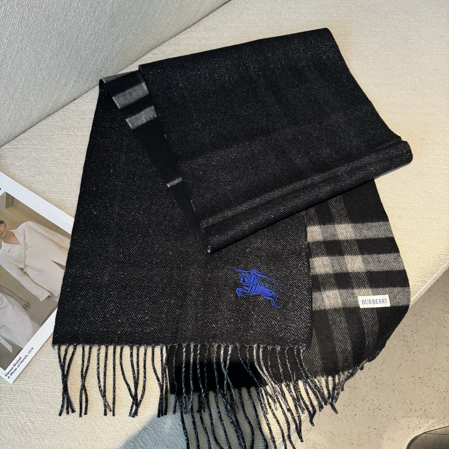 📦2026 怒推走量新款🎊巴宝莉官网最新款💥 100%顶级双面羊绒材质🔥非常保暖👑 柔软亲肤，不扎脖😍经