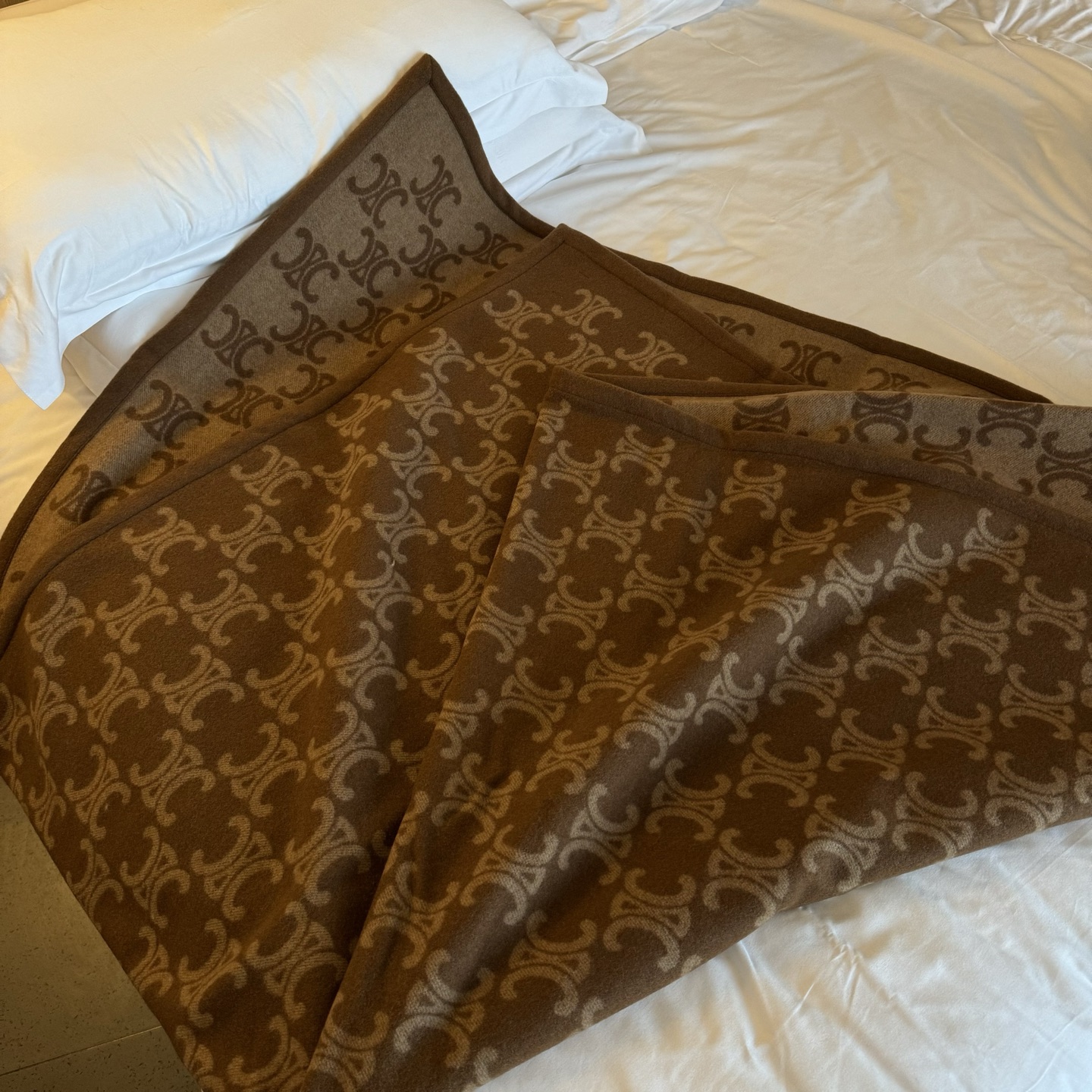 CE老花毯子今年最热度老花，绝对有赛琳的一席之地！大热美拉德暖色系配色，看到就觉得暖暖的，和秋冬季太配了