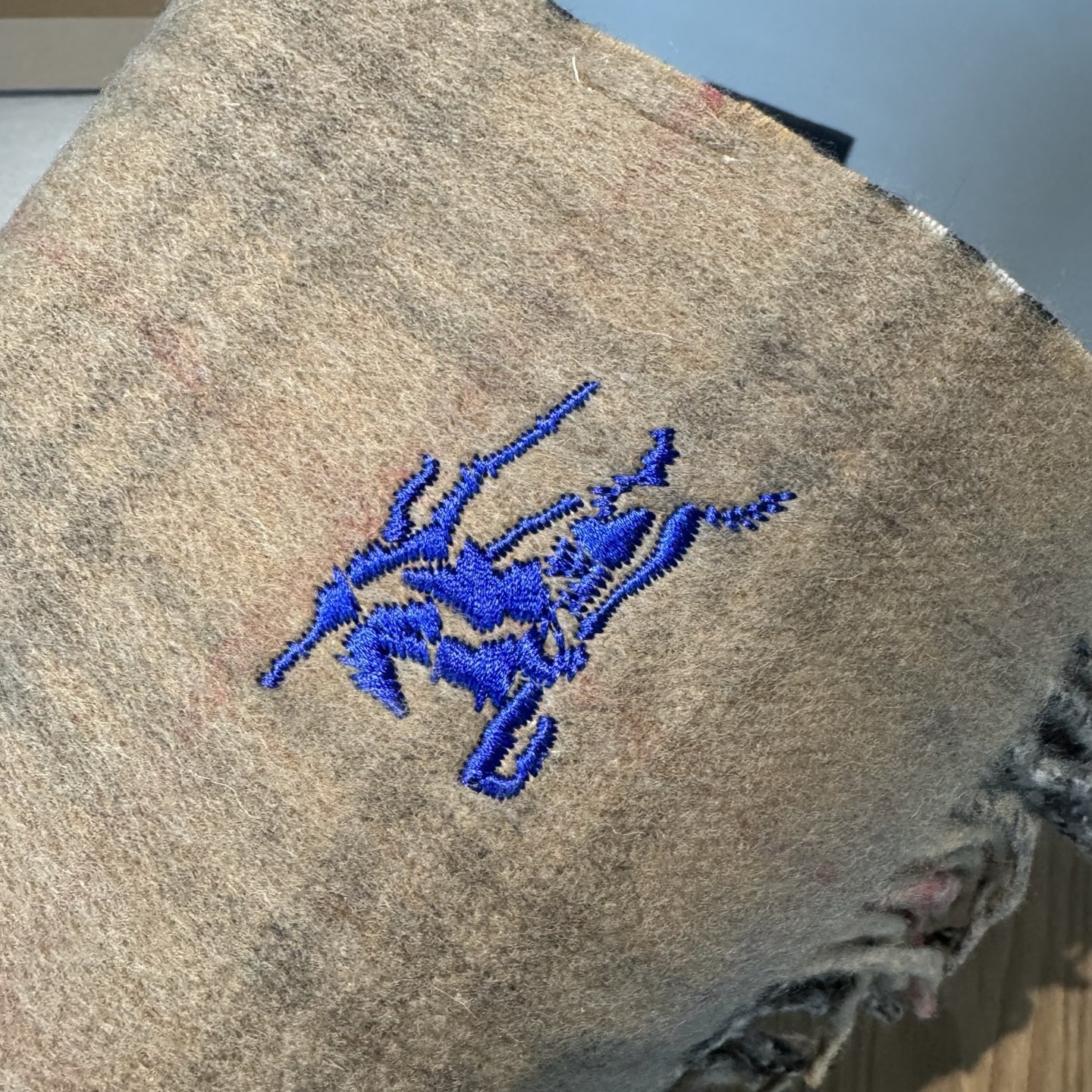 ❤️最新款 双面格子刺绣➕印花➕提花 大密度双面羊绒格子围巾 超高难度工艺 绝非一般coPy能做 原版开