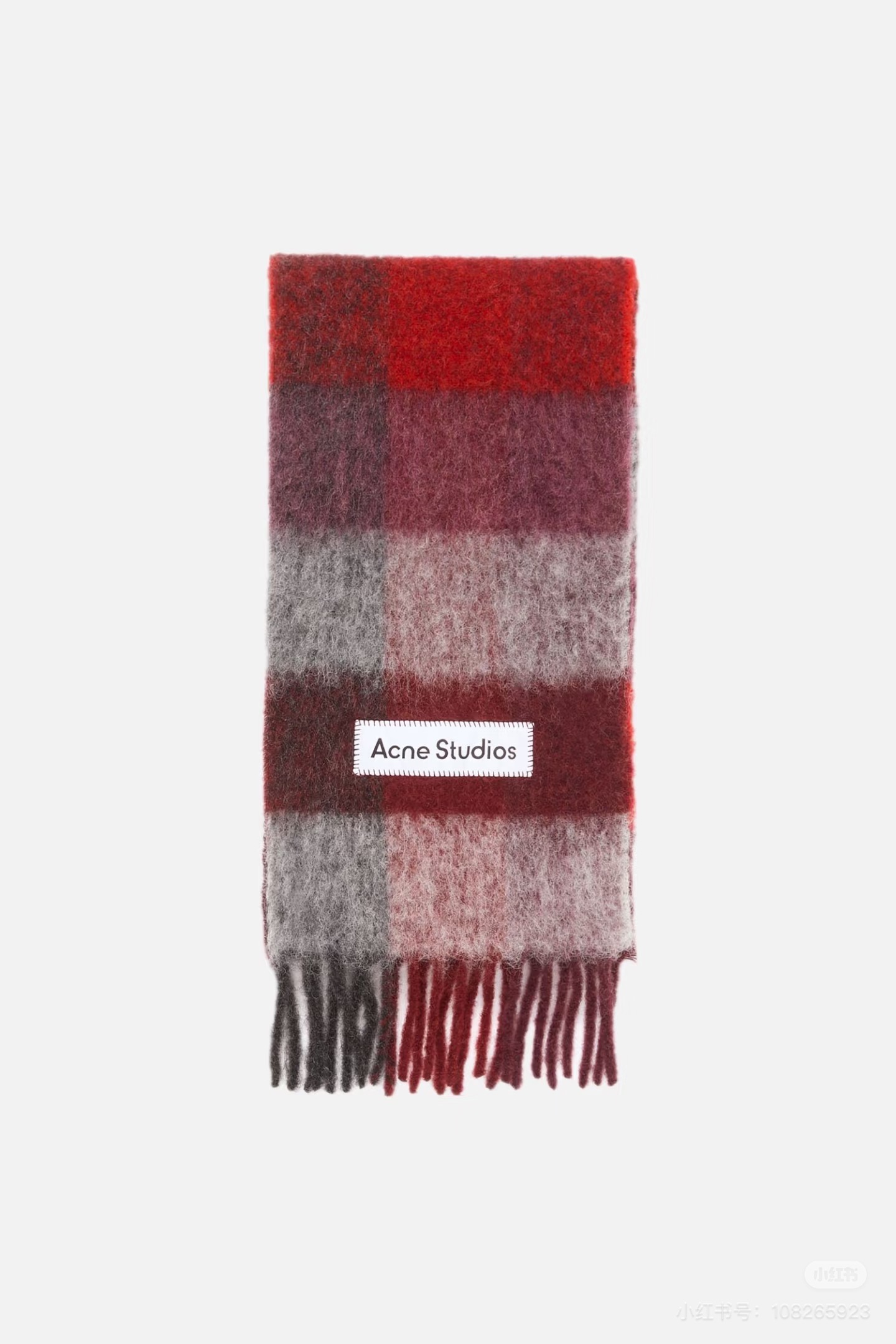 Acne Studios ACNE新款羊驼毛 马海毛彩虹围巾 斯德哥尔摩的温暖色彩 第一眼便爱上