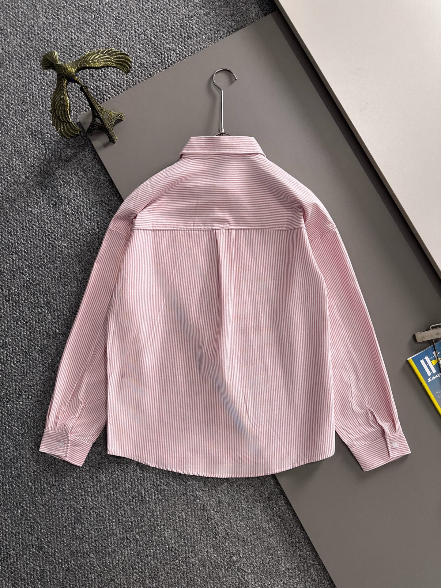 蒙口 P410 条纹長袖衬衫 - ビジネスカジュアルに最適なスタイル