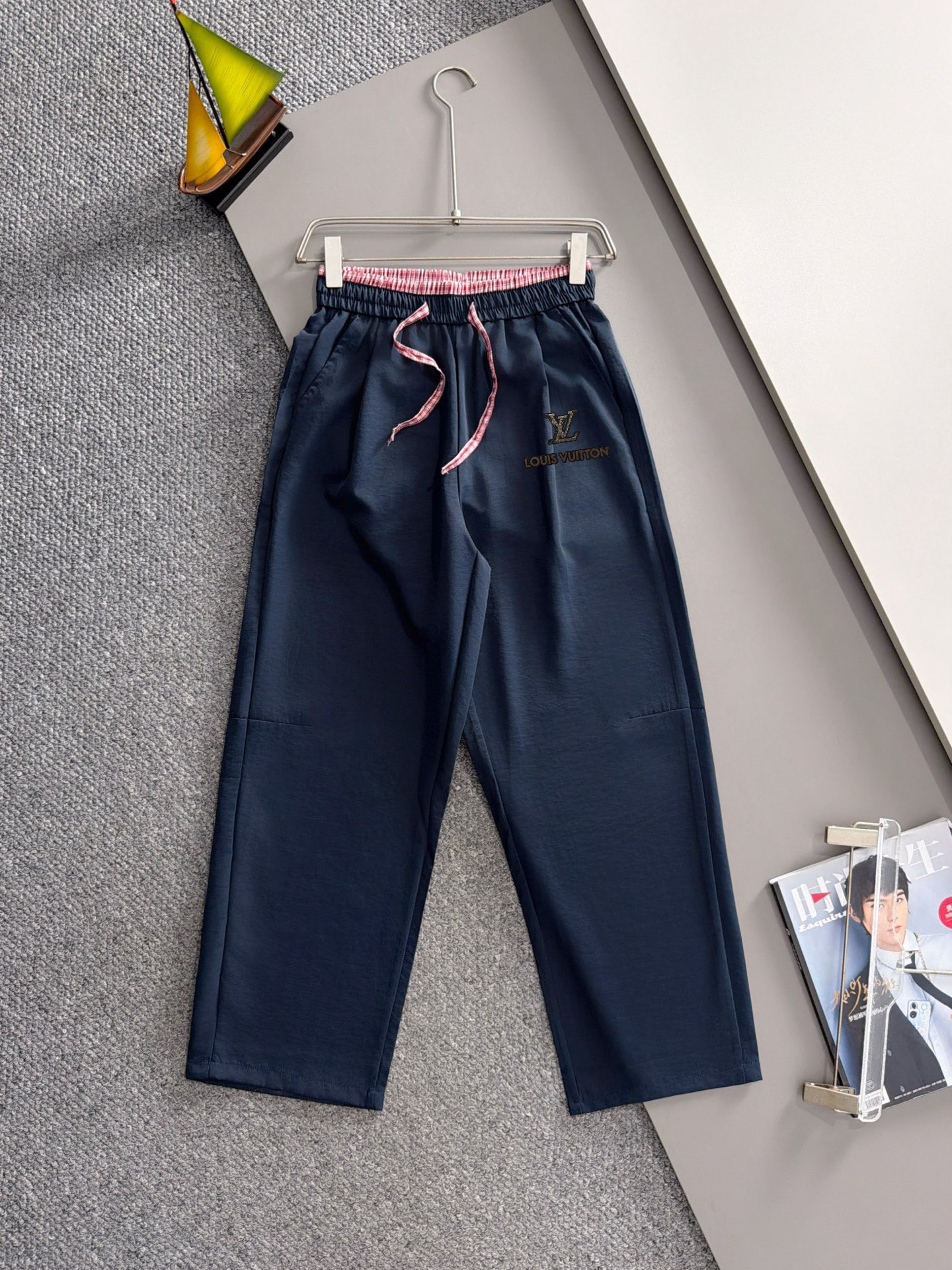P180 LV2026 primavera verano nuevo estilo pantalones casuales, tejido personalizado boutique transpirable alta comodida…