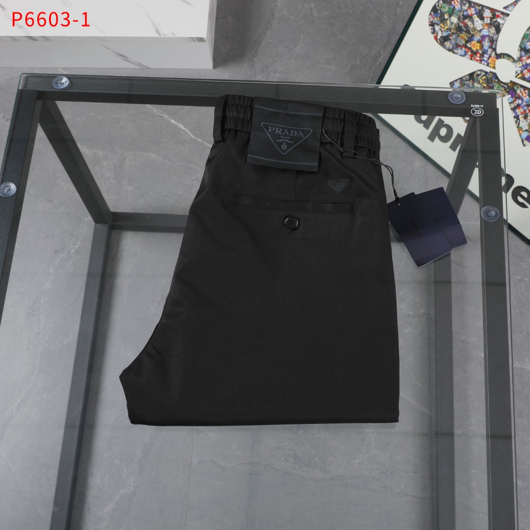 🅿️130🔥🔥🔥 PRADA NO: 6603-1 Talla: 30 A 42 yardas algodón (pantalones de algodón)
