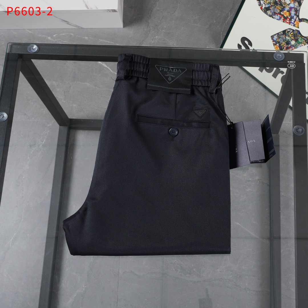 🅿️130🔥🔥🔥 PRADA NO: 6603-2 Talla: 30 A 42 yardas algodón (pantalones de algodón)