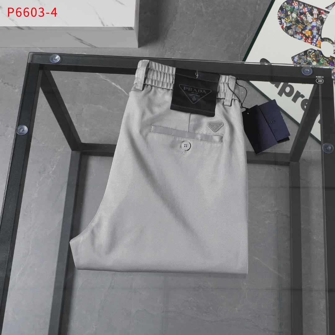 🅿️130🔥🔥🔥 PRADA NO: 6603-4 Talla: 30 A 42 yardas algodón (pantalones de algodón)