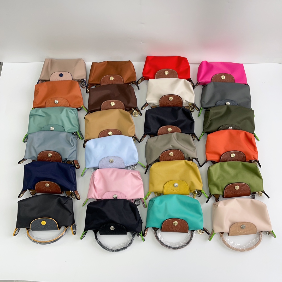 Longchamp Longchamp mini打孔款饺子包