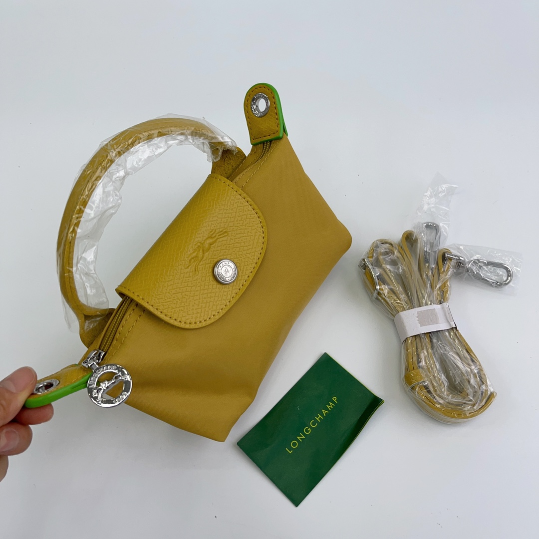 Longchamp ～ 打孔款 黄色