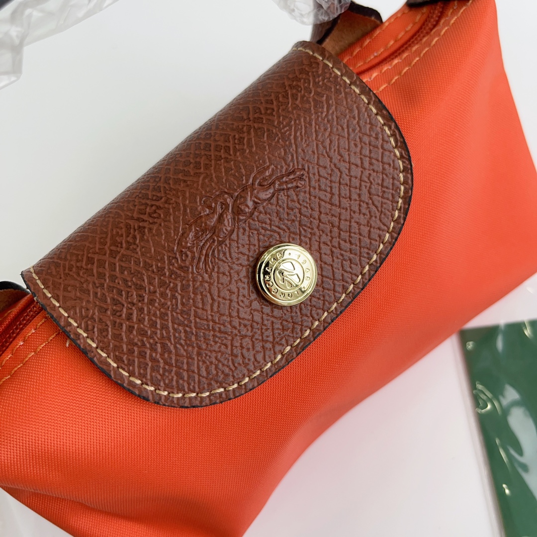 Longchamp ～ 打孔款 橘色