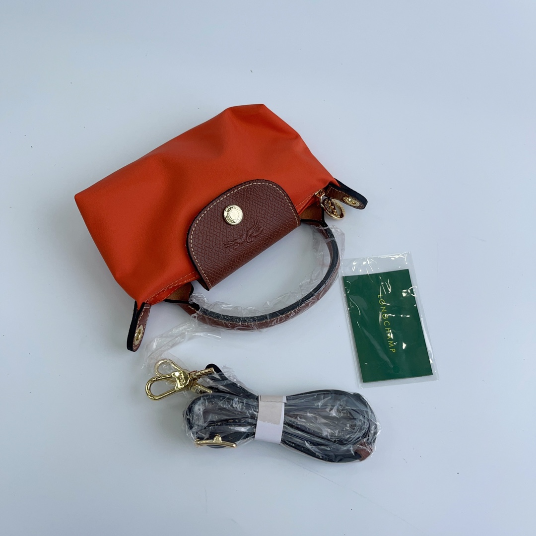 Longchamp ～ 打孔款 橘色