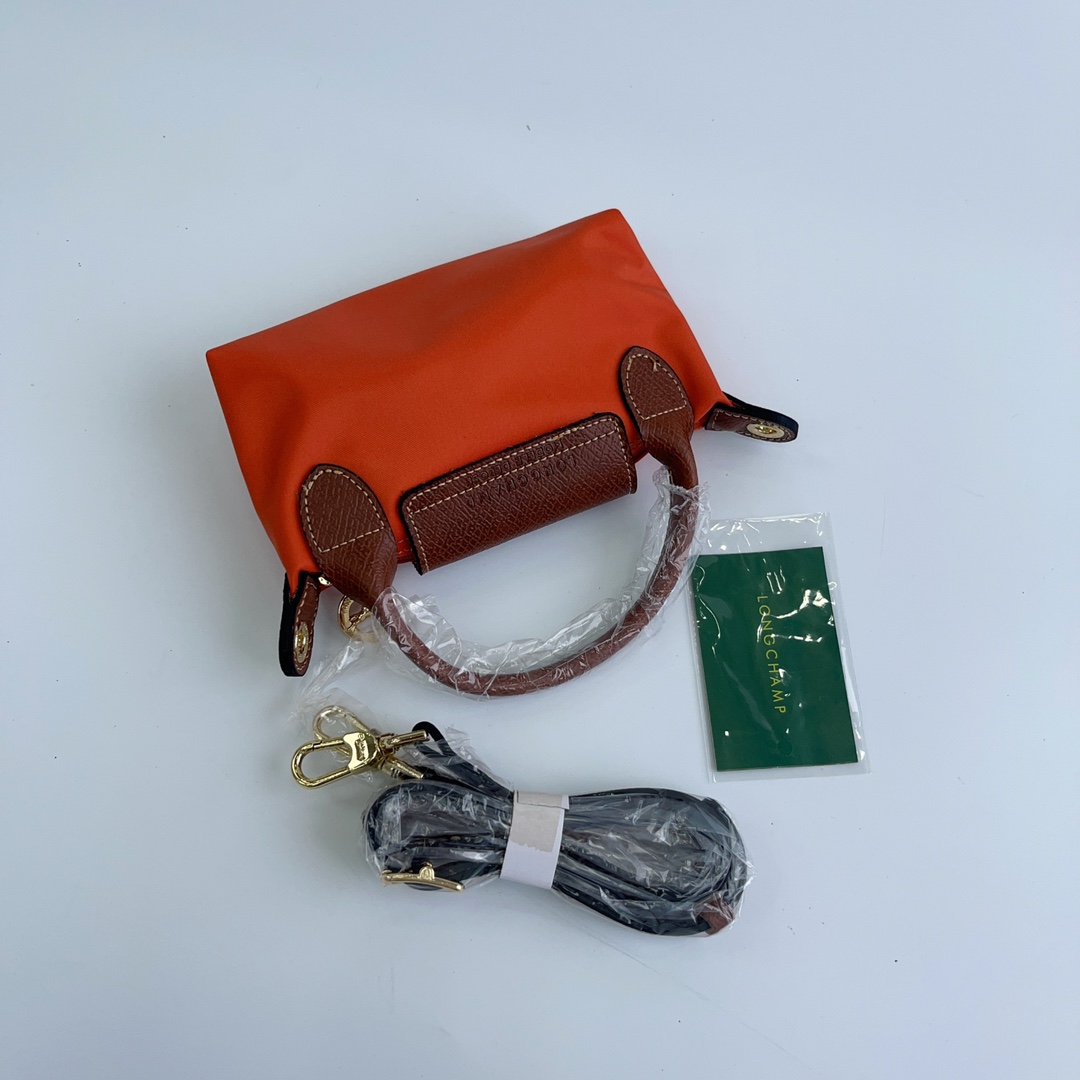 Longchamp ～ 打孔款 橘色
