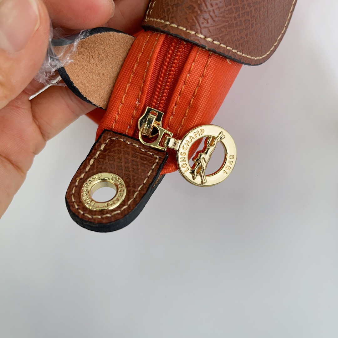 Longchamp ～ 打孔款 橘色