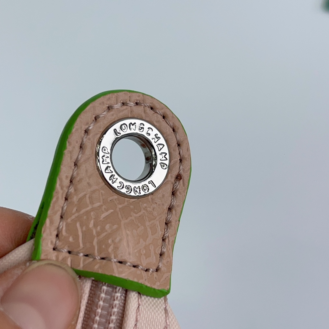 Longchamp 打孔款 藕粉色