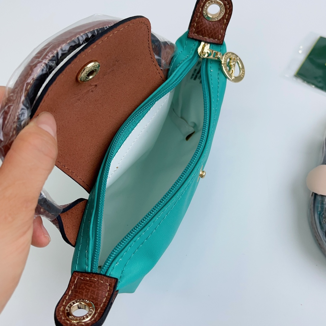 Longchamp ～ 打孔款 孔雀绿