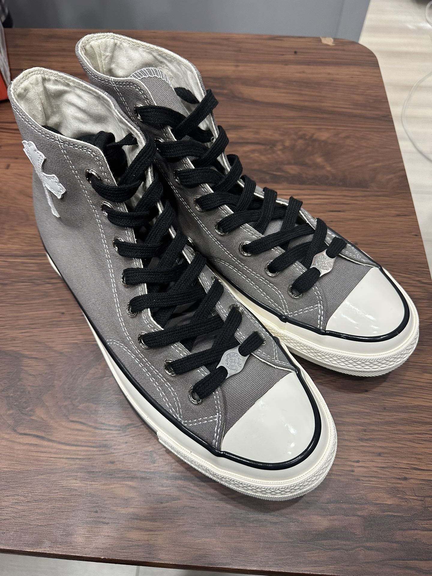 Chrome hearts x Converse 1970s premium gray side single cross canvas shoes