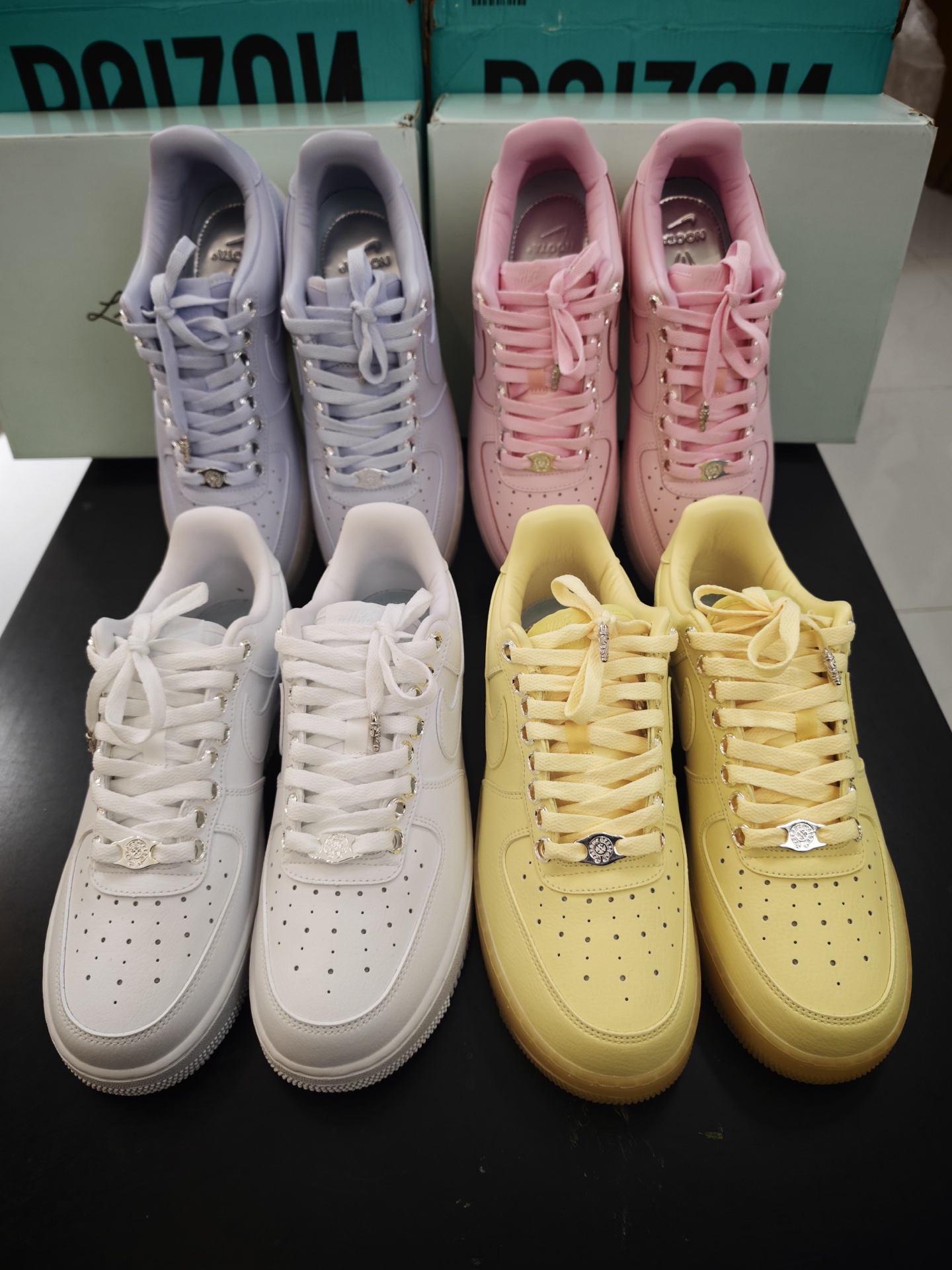 Chrome Hearts x Nocta x Nike AF1 Triple Collaboration Four-Color Panel Sneakers Casual Pants Basketball Shoes