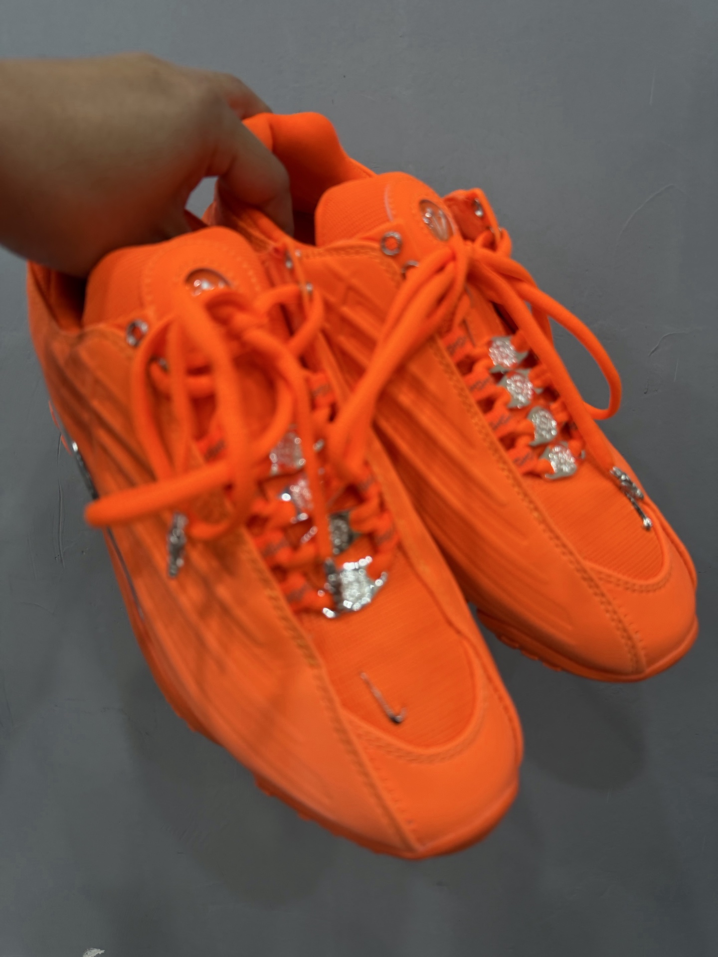 Chrome Hearts x Nike x Nocta Triple Collaboration Limited Edition Orange Joggers