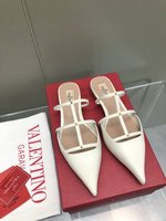 Best Designer Replica
 Valentino Shoes Mules Calfskin Cowhide Genuine Leather Sheepskin Spring Collection