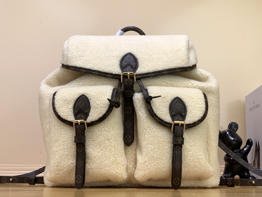 Louis Vuitton Sale
 Bags Backpack White Wool M23384