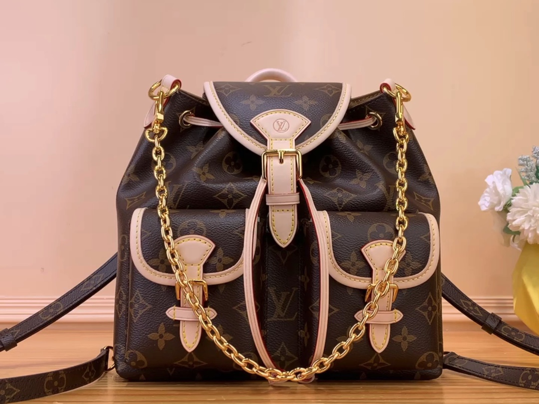 Louis Vuitton Bags Backpack Monogram Canvas Chains M46932