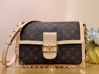 AAAAA
 Louis Vuitton LV Dauphine Replicas
 Bags Handbags Monogram Canvas Cowhide Spring/Summer Collection Circle M47149